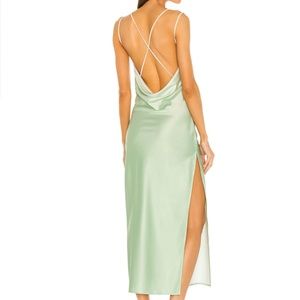 Michael Costello x REVOLVE Porter Dress in Mint Ombre